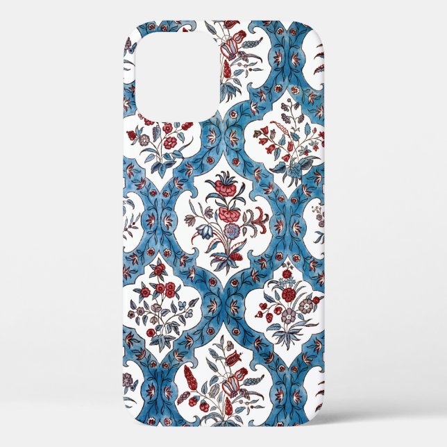 Colourful Bohemian Floral Quatrefoil Case-Mate iPhone Case (Back)