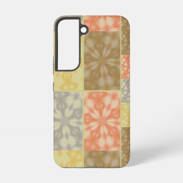 Colourful Bohemian Patchwork Samsung Galaxy S22 Case (Back)