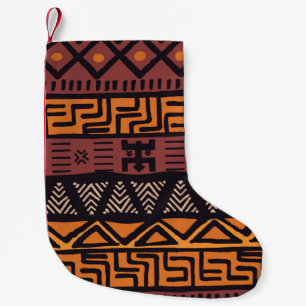 Colourful Bohemian Tribal Geometric Small Christmas Stocking