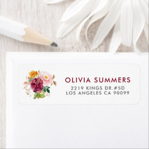 Colourful Boho Bouquet & Modern Typography Templat
