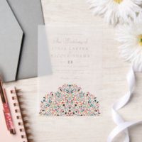 Colourful Boho Ethnic Botanical Accent Mandala