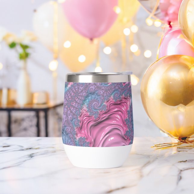 Colourful Boho Hippie Groovy Trippy Pastel Fractal (Bachelor Party)