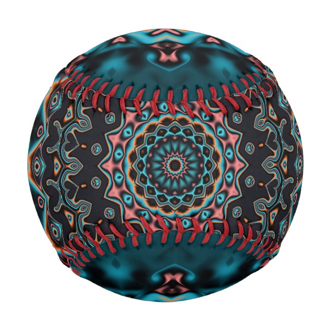 Colourful Boho Mandala Baseball (Front)