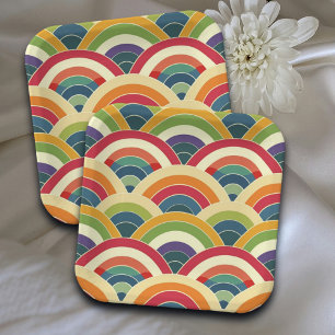 Colourful Boho Rainbow Coaster