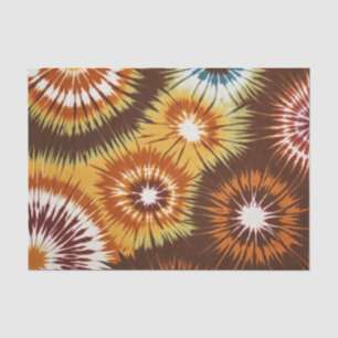 Colourful Boho Starburst Tie Dye Design Tissue Paper