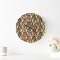 Colourful Boho Woodland Owl Pattern