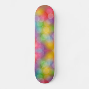 Colourful Bokeh Skateboard
