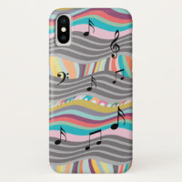 Colourful, Bold Abstract Piano Sheet Music Design