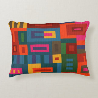 Colourful Bold Pattern Accent Pillow