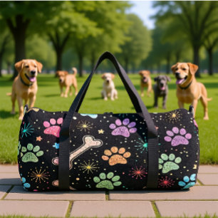 Colourful Bones Starburst Gear  Duffle Bag