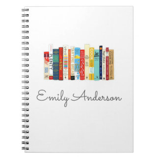 colourful books custom personalised bullet journal