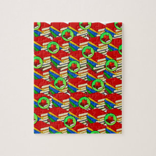 Colourful Books Jigsaw Puzzle Daisy