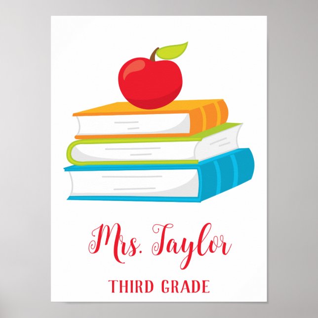 Colourful Books Poster (Front)