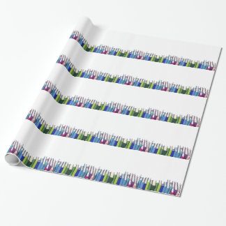 Colourful Books Wrapping Paper