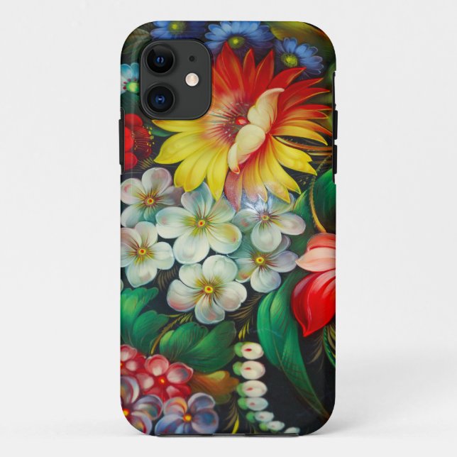 colourful bouquet iPhone 5 Case (Back)