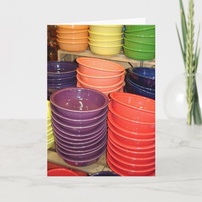Colourful bowls card (Front)
