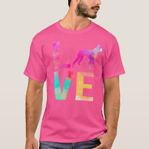 Colourful Boxer Dog Mum Gifts Boxer T-Shirt