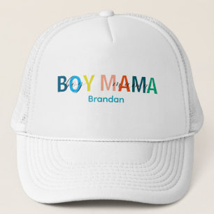 Colourful Boy Mama Scripted Trucker Hat