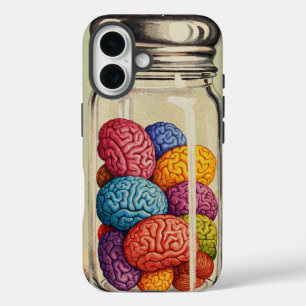 Colourful Brain Condiments iPhone 16 Case