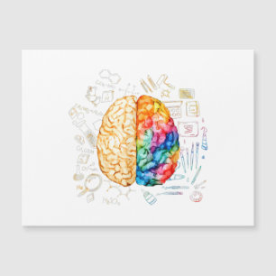 Colourful Brain - Science And Art - Neuroscience N