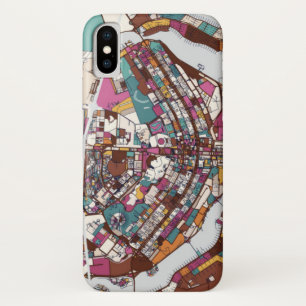 Colourful Brasilia Map Case-Mate iPhone Case