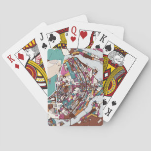 Colourful Brasilia Map Playing Cards