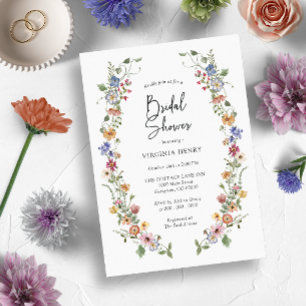 Colourful Bridal Shower Invitation