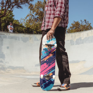 Colourful Bright Designer Skateboard