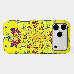 Colourful Bright Floral Damask Design Art Print