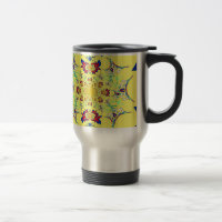 Colourful Bright Floral Damask Design Art Print
