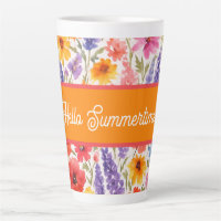 colourful Bright Summer floral Garden bloom