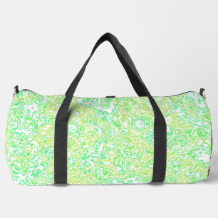 Colourful Bright Trippy Groovy Funky Hippie Marble Duffle Bag