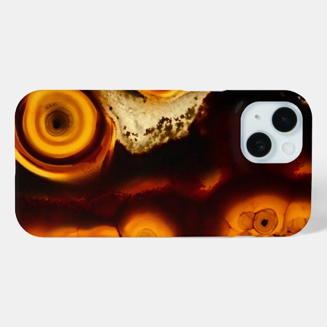Colourful Brown Agate Case-Mate iPhone Case (Back (Horizontal))