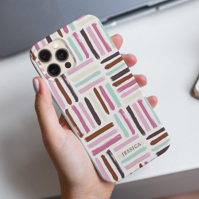 Colourful Brush Strokes Personalised Case-Mate iPhone Case (Creator Uploaded)