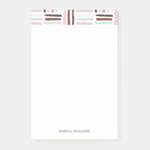 Colourful Brush Strokes Post-it Notes