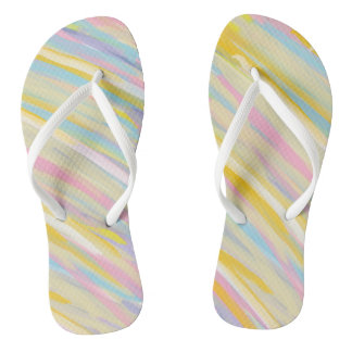 Colourful Brushstroke Jandals
