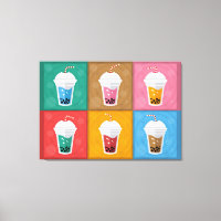 Colourful Bubble Tea 6 Pack