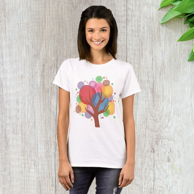 Colourful Bubble Tree T-Shirt (Creator Uploaded)