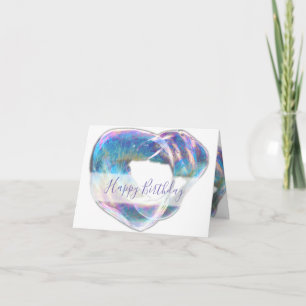 Colourful bubbles birthday party invitation