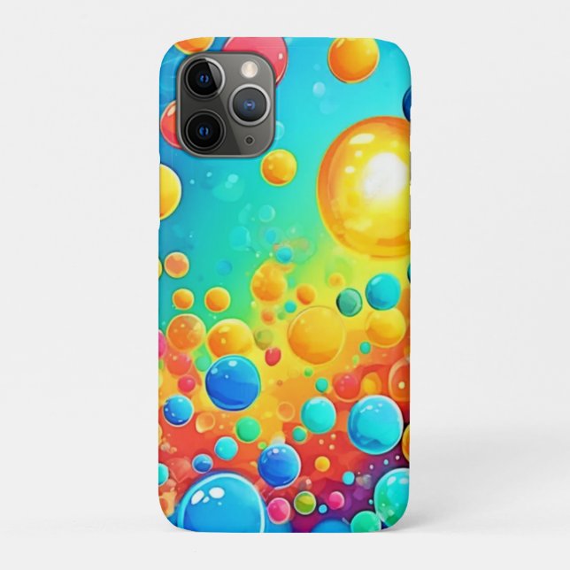 Colourful Bubbles Floating Art Case-Mate iPhone Case (Back)