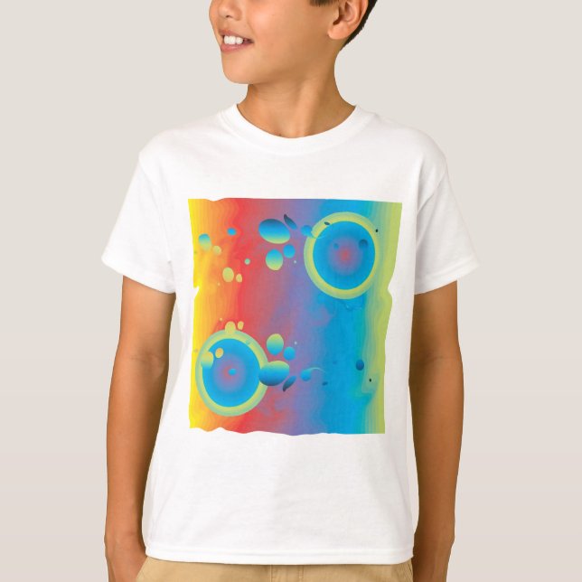 Colourful Bubbles T-Shirt (Front)
