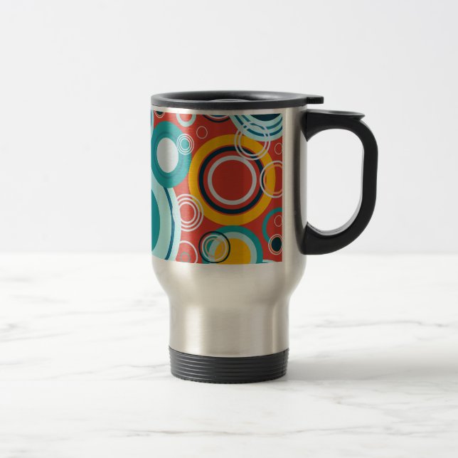 Colourful Bubbles Travel Mug (Right)