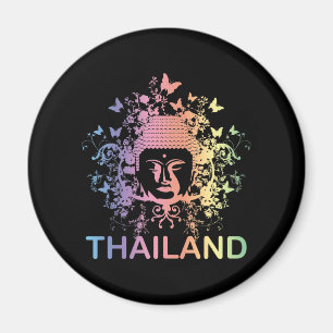 Colourful Buddha thailand Magnet