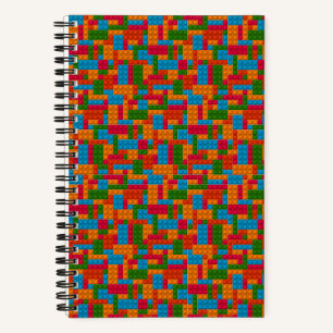 Colourful Building Brick Notebook