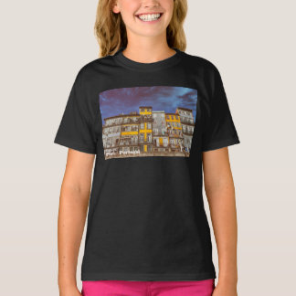 Colourful buildings of Ribeira District in Porto T-Shirt