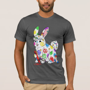Colourful Bunny ABC Men’s T-Shirt