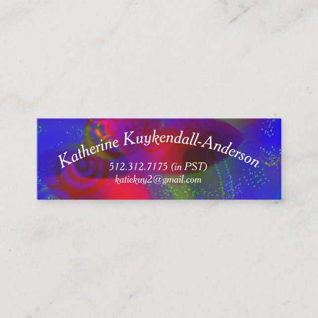 Colourful Business Card (Front)