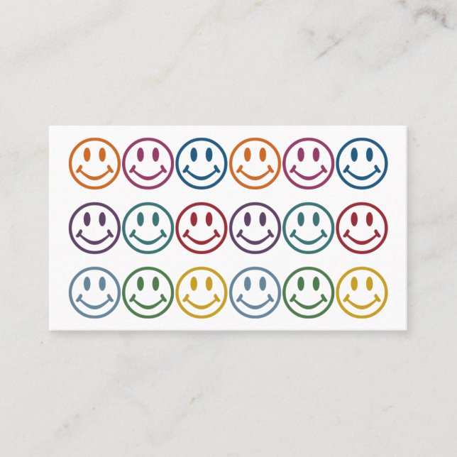 Colourful Business Cards (Front)