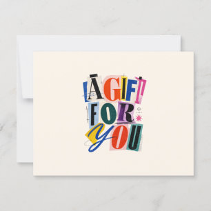 Colourful Business Gift Certificate