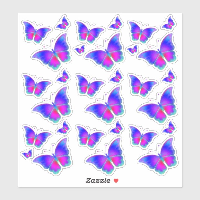 Colourful Butterflies (Sheet)
